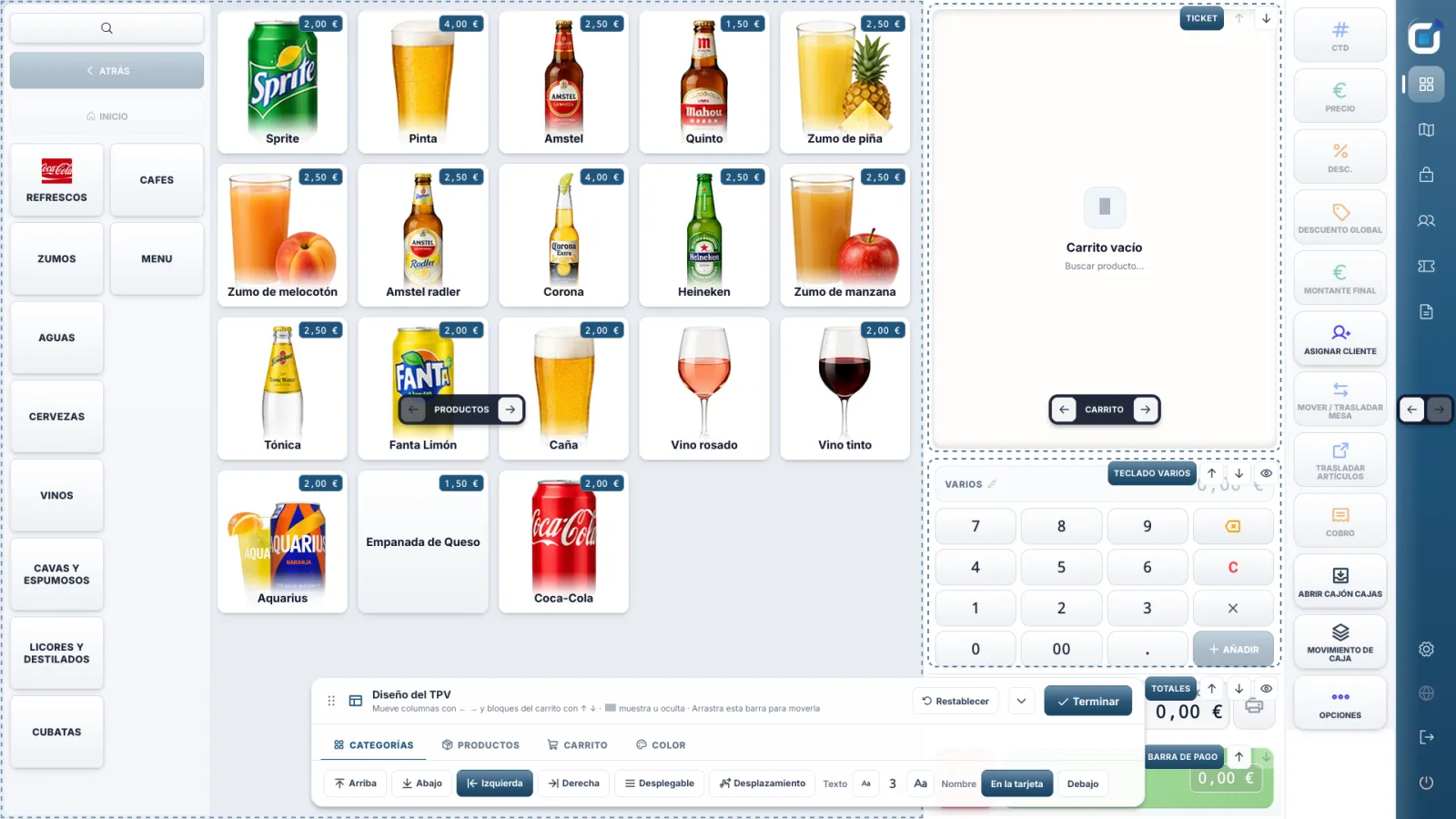 Register layout editor
