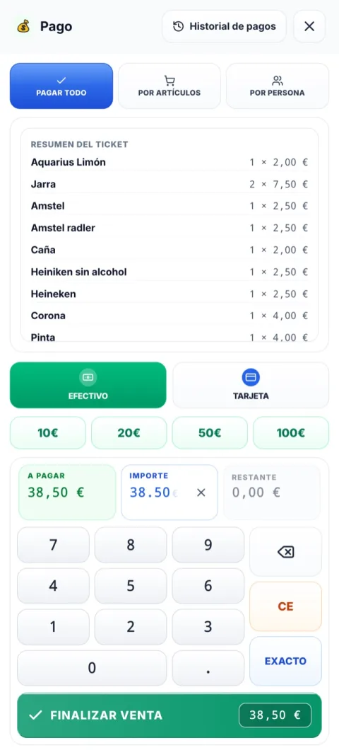 Zahlung auf dem Handy